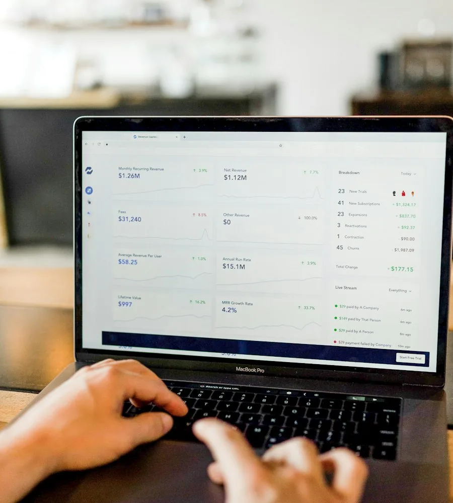 Ecommerce dashboard showing Google Shopping product listings and ad performance